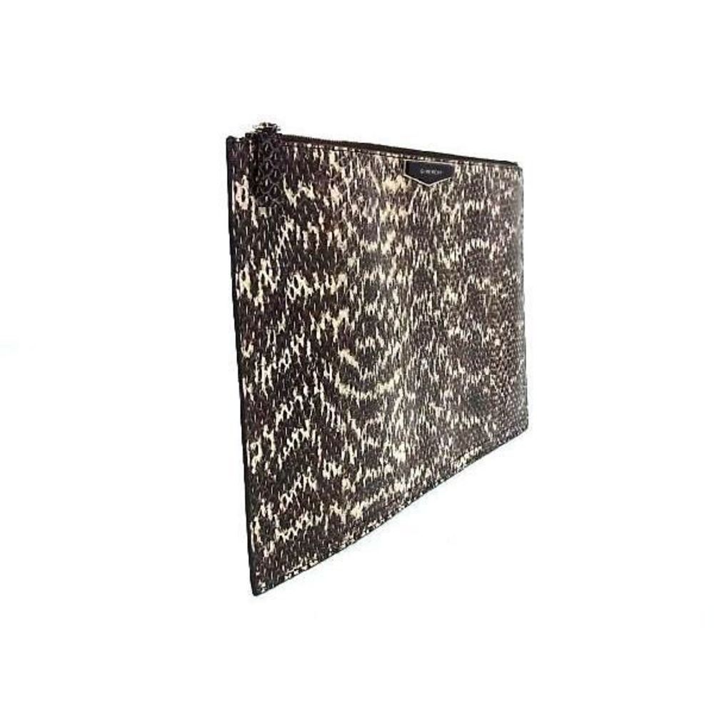 Givenchy Python Clutch Bag Second Bag Brown - image 2